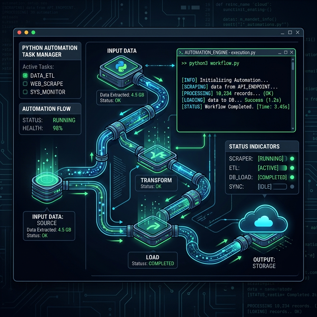 Python Automation Tool Dashboard